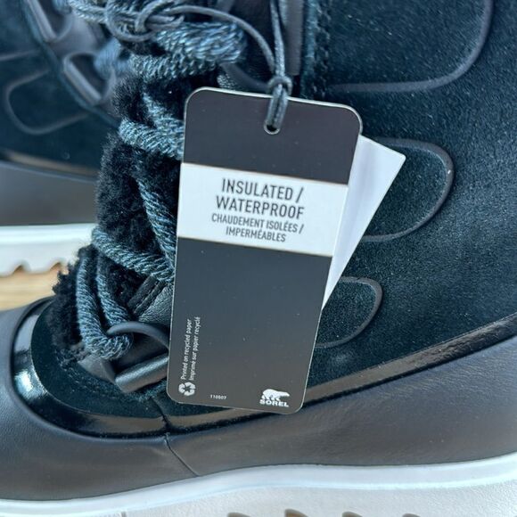 Sorel Joan of Artic Next Lite WP Boot- Black/Sea Salt- Size 8- NIB - Picture 6 of 8